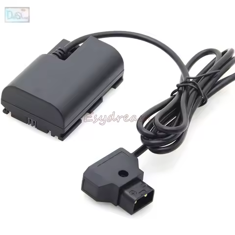 D-Tap to LP-E6 Dummy Battery DC Coupler Power Cable Adapter for Anton Bauer & Canon EOS 5D Mark II I