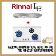 [BUNDLE] Rinnai RB-93US Induction Hob and RH-S269-SSR Cooker Hood
