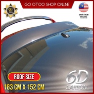 Bonnet Roof 6D Carbon Fiber Sticker Carbon Sticker Wrap Decal Car Sticker Body Car Accessories Stick