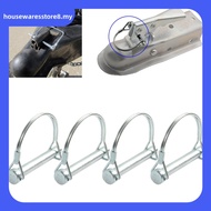【HOUSEWARE】4x M8*70mm Trailer Coupler Hitch Pin Lock D Shape Heavy Duty Towing Safety Lock