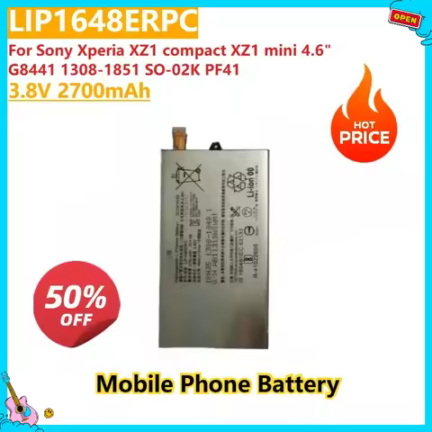 New 3.8V 2700mAh Phone Battery LIP1648ERPC For Sony Xperia XZ1 compact XZ1 mini 4.6" G8441 SO-02K PF