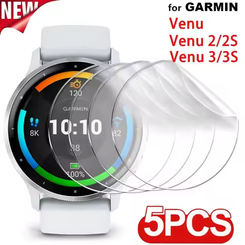 Hydrogel Film For Garmin Venu 3 3s 2 2s Protective Film Soft TPU Anti-scratch Screen Protector For G
