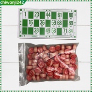 [chiwanji242] Bingo Board Game Portable Classic Bingo Cards Bingo Game Bingo Set 48 Bingo