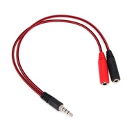 Laptop Mobile Phone Headset Cable 3.5 Audio Microphone Two-in-One Point Two Adapter Cable Adapter