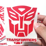 Transformers car motorbike wall wallpaper sticker