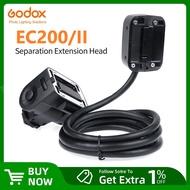 Godox EC200 EC200II AD200 AD200PROII Remote Separation Extension Head with Hot Shoe for Godox AD200 