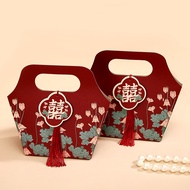Wedding Candy Box 2025 New Style Wedding Candy Gift Box Candy Bag Companion Gift Packaging Empty Box