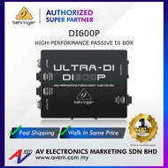 BEHRINGER ULTRA-DI DI600P High-Performance Passive DI-Box