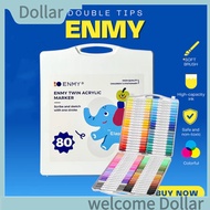 ENMY Acrylic Marker Multi-Color Set with Soft and Fine Bristles - Children's Gift, Birthday Gift