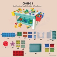 Set Permainan Kanak Kanak // Children Table Building Blocks Learning Playing Study Drawing Lego Dupl