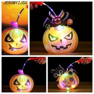 JEROMYZJSU Halloween Lantern DIY, Glowing Luminous Halloween Pumpkin Lantern, Creative Handmade Ghos