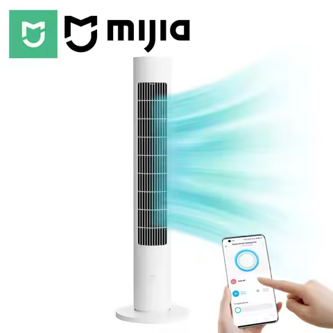 MIJIA Smart DC Frequency Conversion Tower Fan 2nd,150° Oscillating Standing Fans For Room,4 Speed,3 