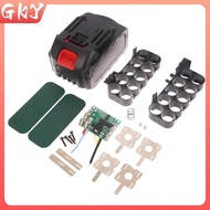 GKY Power Tools Case BMS 21V Battery Storage Box For Wireless Electric Angle Grinder Cutting 18650 B
