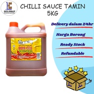 TAMIN Sos Cili (5KG)/Sos Cili Cap Tamin (5KG)/Cap Tamin Chilli Sauce (5KG)
