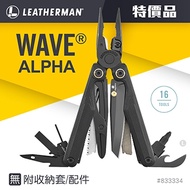 LEATHERMAN Wave Alpha Tool Pliers _ Without Storage Case/Accessories (Obsidian) 833334