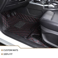 Flash mat leather car floor mat For Jaguar I-PACE XJ XK XF XE XJL XJ6 XJ6L F-PACE F-TYPE brand firm 