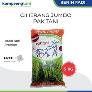 Benih Padi Ciherang Jumbo Pak Tani 5 Kg Bibit Padi Ciherang Jumbo