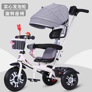 Children tricycle bicycle baby carriage stroller kid bikes