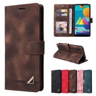 New Casing for Samsung A02 A02S A03S A04 A04s A13 A14 A51 A52 A53 A54 Brown Flip Stand Leather Wallet Card Case Cover