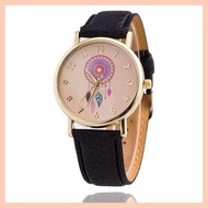 ❥ ✗ ◮ Luckin Mart Geneva leather Wrist Watch Dream catcher Watch