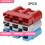 【VIVA】2X For Anderson Style 3 Pin 50A Plug DC-DC Charger Solar Power Connector Plug