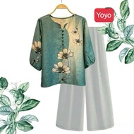 Bộ trung niên sang trọng lụa gấm cho Mẹ G02