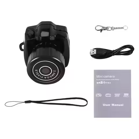 DN-Tiny Mini Camera HD Video Audio Recorder Webcam Y2000 Camcorder Small Security Secret Nanny Car S