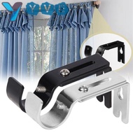YVE Curtain Rod Brackets, Hanger for 1 Inch Rod Hardware Curtain Rod Holder,  Metal Home Adjustable Window Curtain Rod Support for Wall