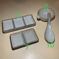 Bowls, Spoons, Sauce dishs，日韓式餐具套裝，匙羹，湯羹，汁醬碟，豉油碟