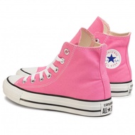 รองเท้าผ้าใบหุ้มข้อConverse All Star high topพร้อมกล่อง สีชมพู รุ่นคลาสสิค รองเท้าคอนเวิร์สหุ้มข้อ