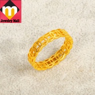 cincin 916 emas original rings lucky money catcher ring pawnable  for women lucky ring for money 202