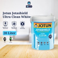 Jotun Jotashield Ultra Clean White 20Litre Wall Paint / Cat Dinding Luar Rumah Kilat Putih