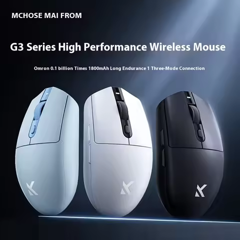 Mchose G3 Wireless Mouse Video Game Computer Office No Hole Lightweight The Third Mock Examination B