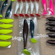 PADDLE POP 10CM 10G /14CM SOFT PLASTIC - TOMMAN HARUAN SOFT PLASTIK SP