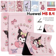 Smart Casing For Huawei MediaPad M5 8.4 (SHT-AL09/SHT-W09) Generation Stand Cute Cartoon PU Tablet Kids Leather Case Shockproof Thin Book Cover