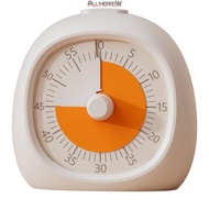 ALLINERROWC3 Visual Timer, 60 Minute Focus Aid Countdown Timer, Useful Silent Plastic Digital Clock 