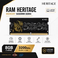RAM LAPTOP KYO HERITAGE DDR4 8gb 3200MHz PC 25600 1.2V 2RX8 OPI RAM SODIMM DDR4 8 GB