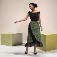 Ethnic Batik Cloth Ethnic Style Skirt Cotton Ankara Long Skirt Source
