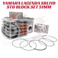 Yamaha SRL110 SRL 110 LAGENDA110 LAGENDA 110 51MM STD Block Set Standard Cylinder Block Set 51MM SRL