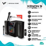 Vinnfier VF Xenon 9 BTRM 2.1 Speaker 200W Max Bluetoorh Karaoke Speaker Subwoofer Micro SD Card USB 
