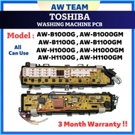 TOSHIBA WASHING MACHINE PCB BOARD AW-B1000G AW-B1000GM AW-B1100G AW-B1100GM AW-H1000G AW-H1100G AW-H1000GM  AW-H1100GM