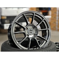NEW 15X7J NK Performance TC105X Rim (set of 4) EJ Titan 4X100 for City Jazz Vios Yaris Myvi Mazda 2