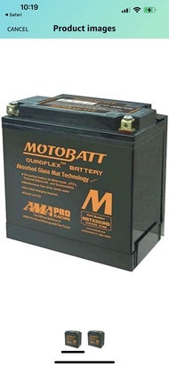 !!ของแท้100% Battery MOTOBATT USA !! รุ่น (MBTX20U) แบตเตอร์รี่มอเตอร์ไซค์ : Harley Davidson Softa
