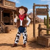 7C61 Children's Cowboy Suit Children Wild West Costume