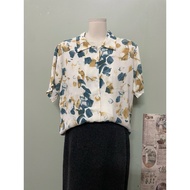 Women's shirt with loose chiffon pattern, size m to L a84