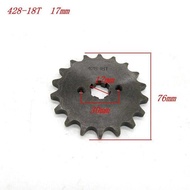 17/20Mm 428 10T-19T Front Engine Sprocket For KAYO BSE SSR SDG Dirt Pit Bike ATV Quad Go Kart Mope