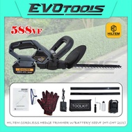 HILTEM CORDLESS HEDGE TRIMMER W/BATTERY 588VF (HT-CHT 2101)/TRIMMER POKOK TAMAN
