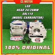 LEO RACING HEAD LAGENDA 115 24 28 LAGENDA 115Z 115ZR HEAD SIZE 24/28MM ( MODEL CARBURETOR CDI ) LAGE