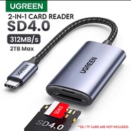 CM401 Ugreen 2-IN-1 Usb-C to SD 4.0 / TF 4.0 Card reader transfer and manage data easily