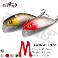 WALK FISH 1Piece 5.5/7.5/12.5/14/18g Slow-Sinking Minnow 3D Eyes Long Cast Hard Bait Bass Trout